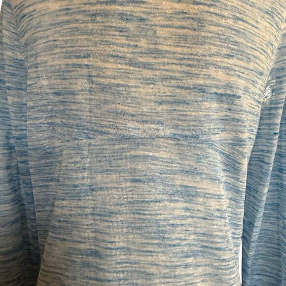 Sundance Beautiful Dreamer Asymmetrical Lightweight Tunic Sweater Top M Blue - Picture 11 of 12